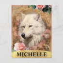 Search for watercolor wolf postcards Floral