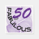 Search for 50th purple napkins Glitter