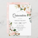 Search for flower quinceanera invitations 15th birthday