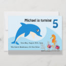Search for cute dolphin invitations Party