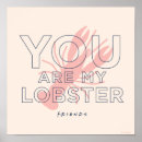 Search for lobster illustration posters Friends tv show
