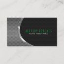 Search for black car business cards Metallic