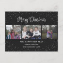 Search for 3 photo seasonal cards Black