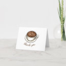 Search for a latte thank you cards Coffee