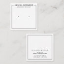 Search for jewelry designer business cards Earring holder