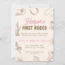 Search for my first rodeo invitations Cowboy