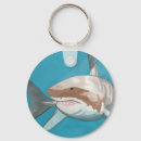 Search for blue shark key rings Great white shark