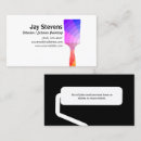Search for paintbrush business cards Decorator