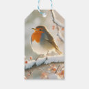 Search for christmas robin gift tags Vintage