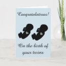 Search for birth twins congratulations cards Modern