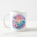 Search for pink waves mugs Sunset