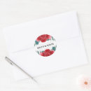 Search for red rose wedding stickers Bride and groom
