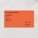 Search for calm business cards Red