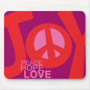 Search for peace hope mousepads Joy