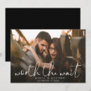 Search for worth the wait invitations Modern