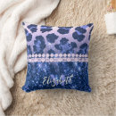 Search for blue leopard print cushions Chic