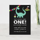 Search for black white 1st birthday invitations Boy