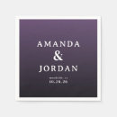 Search for purple wedding napkins Modern