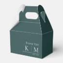 Search for emerald wedding favour boxes Simple