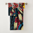 Search for native american bath towels Feathers