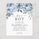 Search for stylish baby boy shower invitations Watercolor
