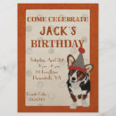 Search for corgi birthday invitations Colourful