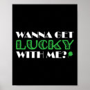 Search for patrick s day posters Lucky