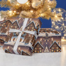 Search for christmas house wrapping paper Sweet