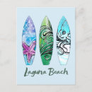 Search for surfboard postcards California