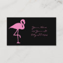 Search for pink flamingo business cards Bird