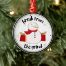 Search for funny snowman christmas tree decorations Cute