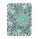 Search for turquoise pattern magnets Decorative