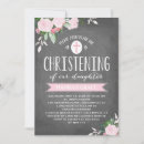 Search for chalkboard christening invitations Elegant