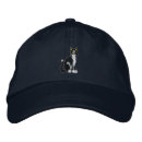 Search for cat embroidered hats White