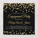 Search for gold glitter engagement party invitations Sparkle
