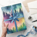 Search for northern lights wrapping paper Aurora borealis