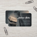 Search for musician business cards Electric guitar