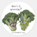 Search for funny broccoli stickers Vegan