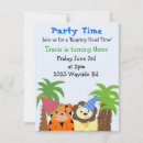 Search for hat birthday invitations Jungle