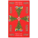 Search for whimsical christmas tablecloths Red