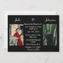 Search for stylish trendy romantic wedding invitations Black and white