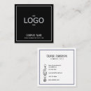 Search for keep it simple business cards Black and white
