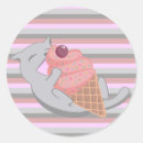 Search for eat ice cream stickers Cat