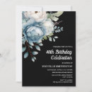 Search for black and white birthday invitations Elegant