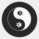 Search for paw print design stickers Black