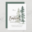 Search for pine tree invitations Watercolor