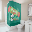 Search for winter shower curtains Snoopy christmas