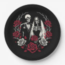 Search for black and red paper plates Gothic