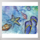 Search for flip flop art Watercolor