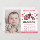 Search for love bug birthday invitations Pink